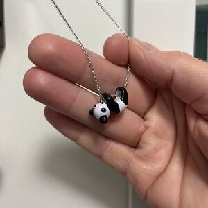 Cute Panda Pendant Necklace